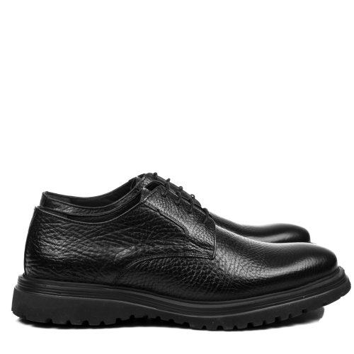 Pantofi negri piele naturala 1ve111