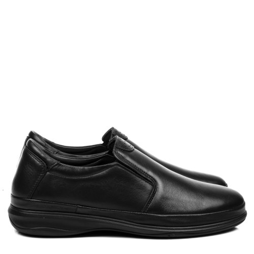 Mocasini negri piele naturala 3ve501