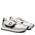 MONO WAY, PANTOFI SPORT ALB ARGINTIU PIELE NATURALA INTOARSA COACH62