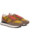 MONO WAY, PANTOFI SPORT GALBENI PIELE NATURALA INTOARSA RUNNER
