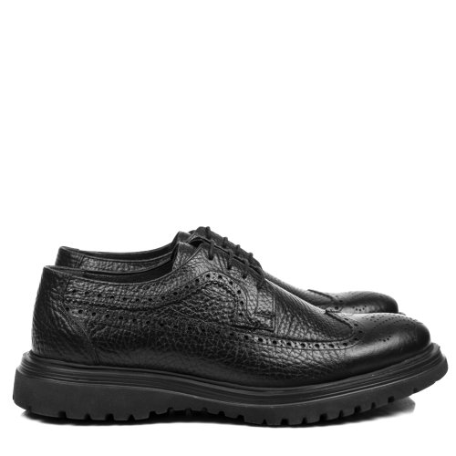 Pantofi negri piele naturala 1ve116