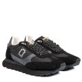 MONO WAY, PANTOFI SPORT NEGRI PIELE NATURALA INTOARSA RIDER