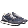 MONO WAY, PANTOFI SPORT ALBASTRI PIELE NATURALA INTOARSA RUNNER