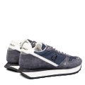 MONO WAY, PANTOFI SPORT ALBASTRI PIELE NATURALA INTOARSA RUNNER
