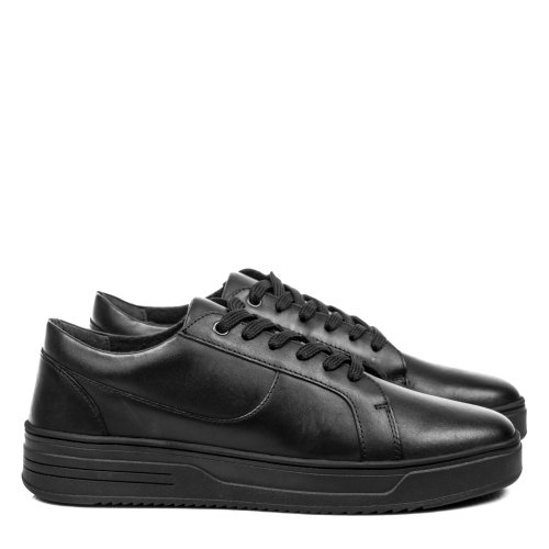 Pantofi sport negri piele naturala aved-26