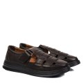 ESPADRILE MARO INCHIS PIELE NATURALA 3VE000