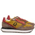 MONO WAY, PANTOFI SPORT GALBENI PIELE NATURALA INTOARSA RUNNER