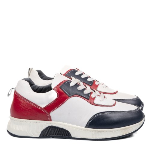 Pantofi sport albi piele naturala 0ve800