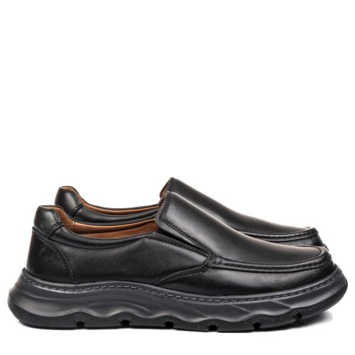 Pantofi negri piele naturala 2ve230
