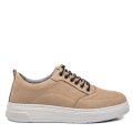 PANTOFI BEJ PIELE NATURALA 1VE326
