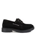 MOCASINI NEGRI PIELE NATURALA INTOARSA MVES047R07AB