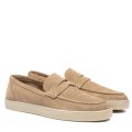 MOCASINI TAUPE PIELE NATURALA INTOARSA WVEB022202