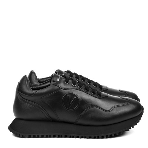 Valentino, pantofi sport negri piele naturala 95d2805