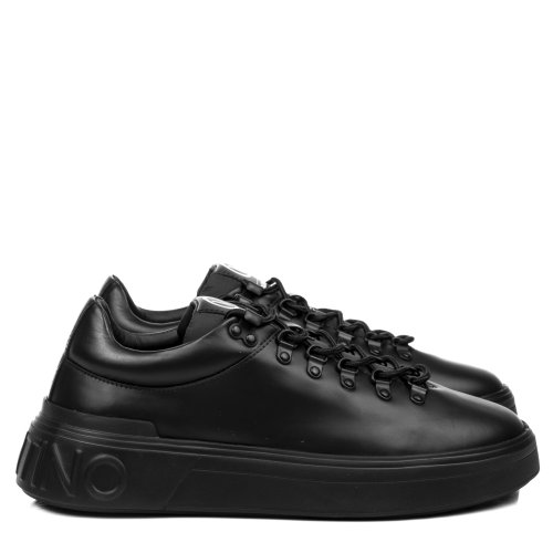 Valentino, pantofi sport negri piele naturala 9ve2r2106