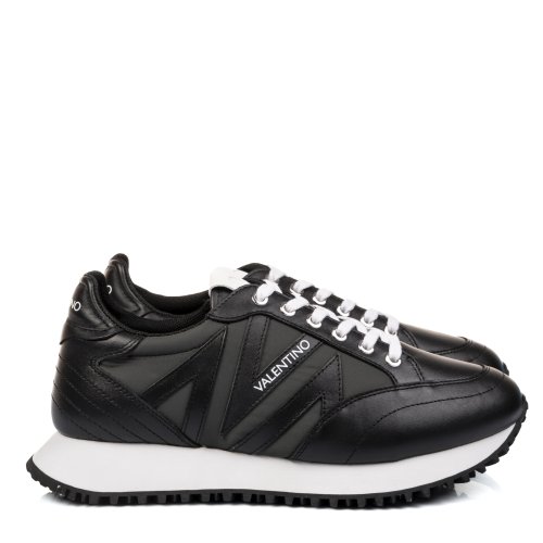 Valentino, pantofi sport negri piele naturala 9ve5d2804