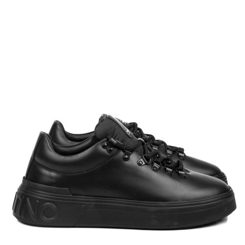Valentino, pantofi sport negri piele naturala 9ve2r2107