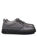 PANTOFI GRI PIELE NATURALA 1VE326
