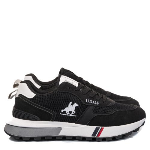 U.s. grand polo, pantofi sport black white gpm45200j