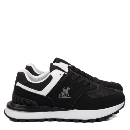 U.s. grand polo, pantofi sport black white gpm45100j
