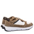 PANTOFI SPORT BEJ ALB PIELE NATURALA FLEXMAX-05