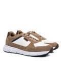 PANTOFI SPORT BEJ ALB PIELE NATURALA FLEXMAX-05