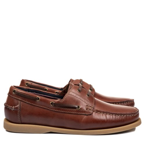 Mocasini maro piele naturala mvem-59r01