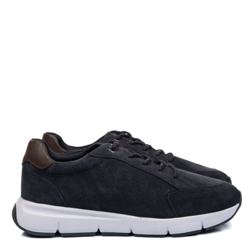 Pantofi sport bleumarin piele naturala intoarsa fvdlexmax-08