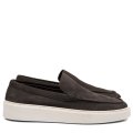 MOCASINI TAUPE PIELE NATURALA INTOARSA MS-638R01