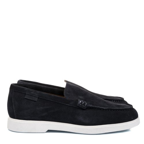 Mocasini bleumarin piele naturala intoarsa lveobby-10