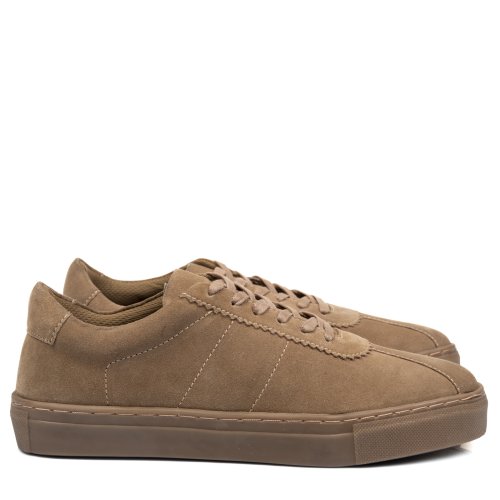 Pantofi sport bej piele naturala intoarsa sveaint-30