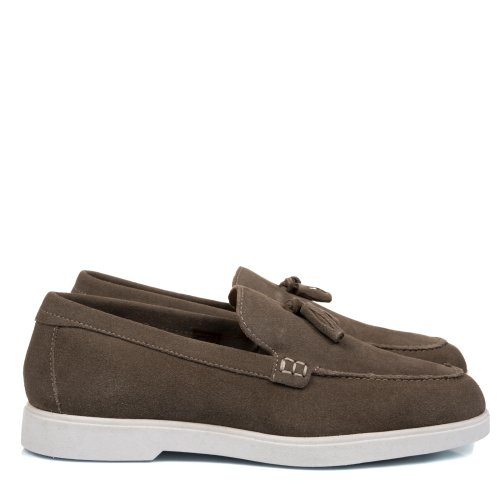 Mocasini gri piele naturala intoarsa lveobby-03