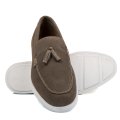 MOCASINI GRI PIELE NATURALA INTOARSA LVEOBBY-03