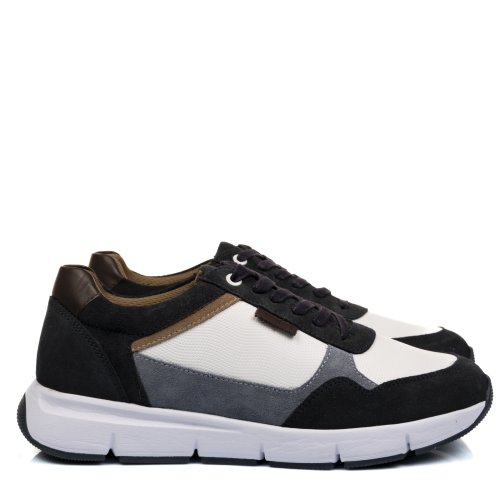 Pantofi sport bleumarin piele naturala intoarsa fvelexmax05
