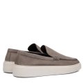 MOCASINI GRI PIELE NATURALA INTOARSA MS-638R01