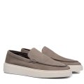 MOCASINI GRI PIELE NATURALA INTOARSA MS-638R01