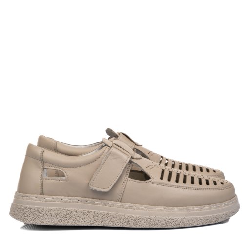 Espadrile bej piele naturala 2ve88