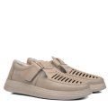 ESPADRILE BEJ PIELE NATURALA 2VE88