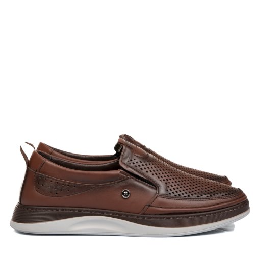 Espadrile maro piele naturala 4ve075
