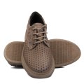 PANTOFI TAUPE PIELE NATURALA 5VE17
