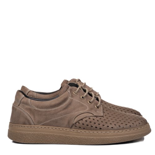 Pantofi taupe piele naturala 5ve17
