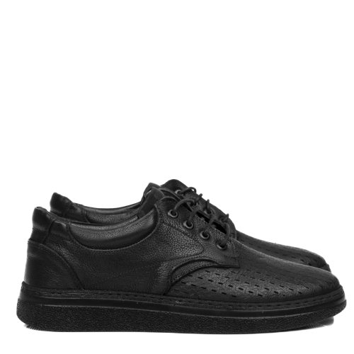 Pantofi negri piele naturala 5ve17