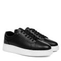 PANTOFI SPORT NEGRU TALPA ALBA PIELE NATURALA BVEBY003