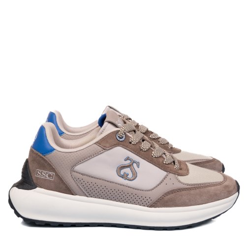 Soprani couture, pantofi sport brown  scm515p16