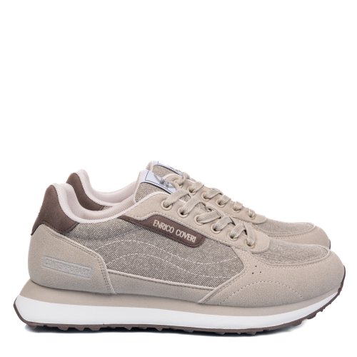Enrico coveri, pantofi sport taupe ejm616d47