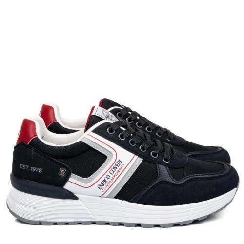 Enrico coveri, pantofi sport navy ejm616d38