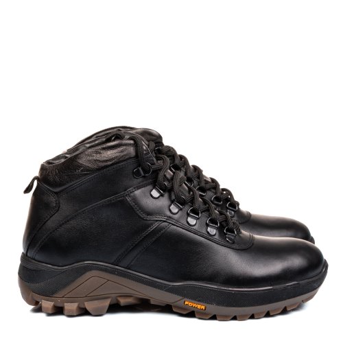 Ghete negre piele naturala 4ve331