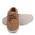 MONO WAY, MOCASINI TAUPE PIELE NATURALA INTOARSA GOA 173