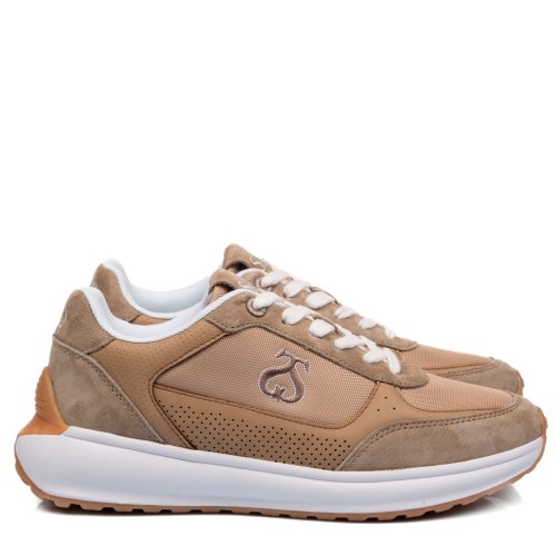 Soprani couture, pantofi sport beige  scm515p17