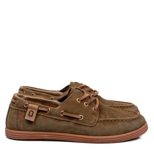 Mono way, mocasini olive piele naturala intoarsa goa 179