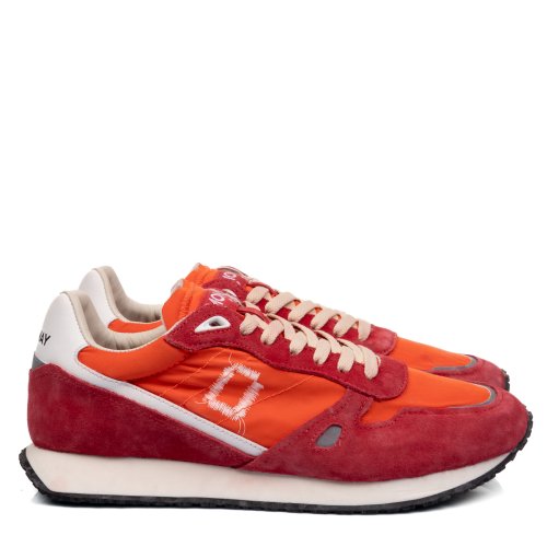 Mono way, pantofi sport red piele naturala intoarsa rider 88
